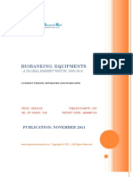 Biobanking - Equipments, 2009-2015 - Broucher