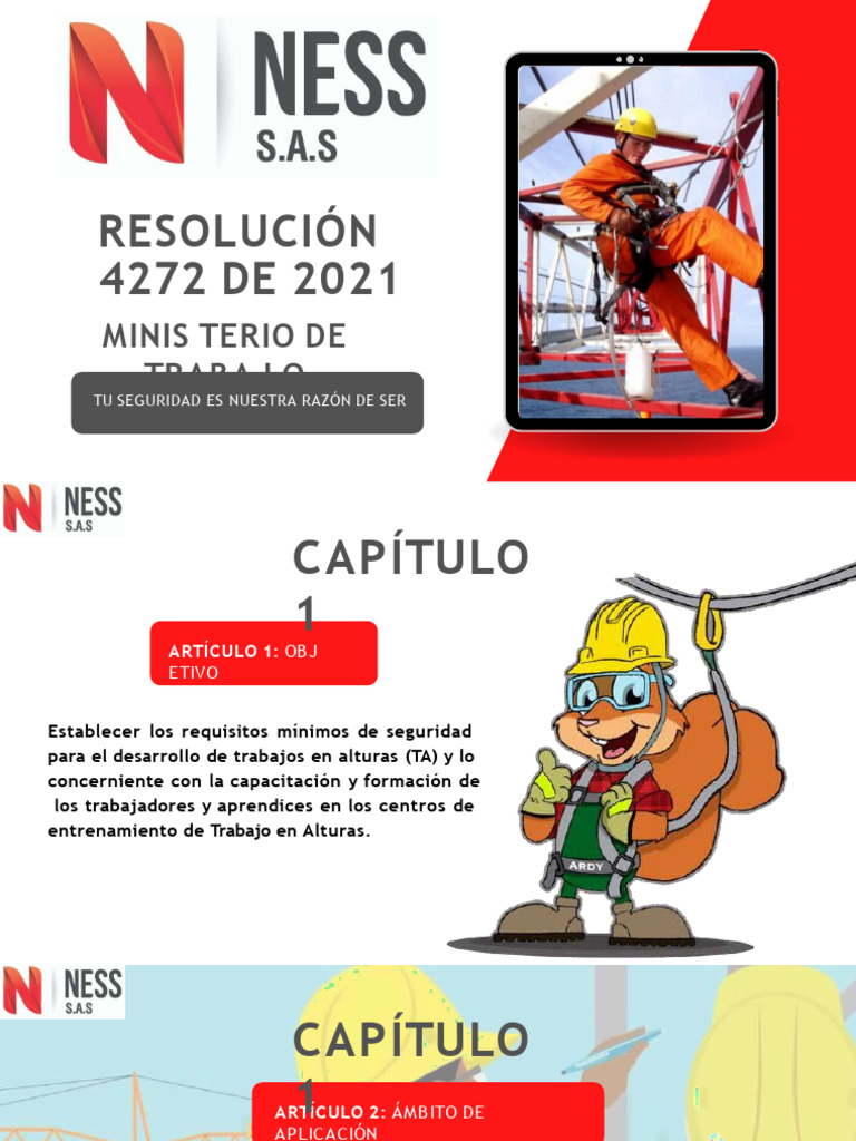 Seguridad en Trabajo en Alturas 4272 | PDF | Valores | Cuerda