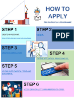 Guide On Applying - Pre Science 2024