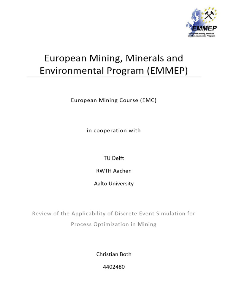 Thesis Both Emmep Program Pdf Simulation Outlier