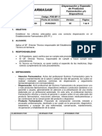 POE-BF-13 Dispensación de Productos y o Dispositivos