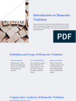 Introduction To Domestic Violation