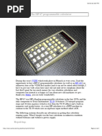 The HP 67 Programmable Calculator