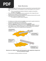 Static Electricity Questions GRADE 8