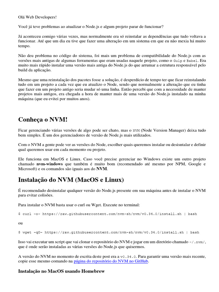 Conhe a o nvm pdf linux software de sistema