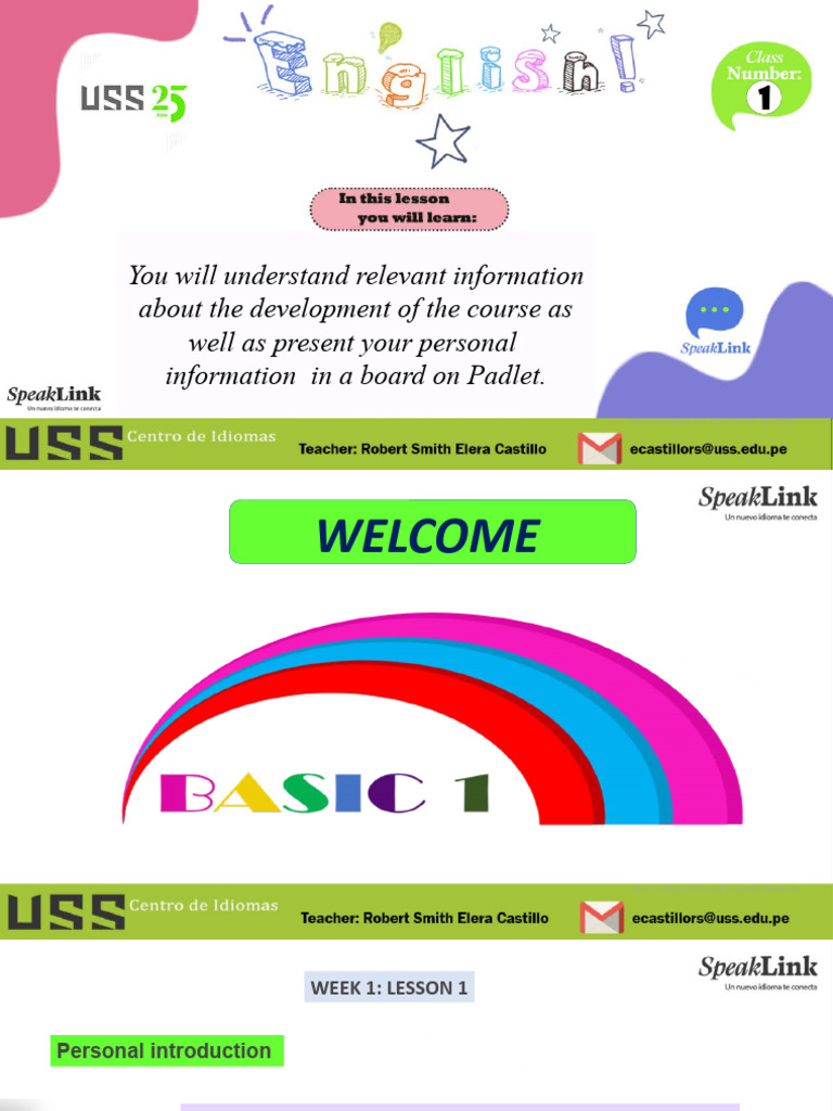 Personal Introduction for Course Development | PDF | Wellness