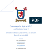 Reporte5Cromatografía Líquida HPLC