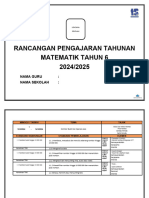 1.1 RPT Kump A Matematik THN 6 2024-2025 by Cikgu Gorgeous