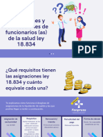 Asignaciones y Bonificaciones de Funcionarios de La Salud Ley 18.834