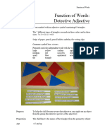 FW - Detective Adjective