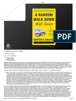 A RANDOM WALK DOWN WALL STREET - THE TIME TESTED STRATEGY FOR SUCCESSFUL INVESTING - BURTON G. MARKIEL