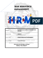 HRM323 Information Sheet 4 The Recruitment Process
