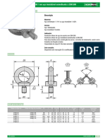 Datasheet 4236 Parafusos Olhais DIN 580 em A o Inoxid Vel Semelhante DIN 580 - PT