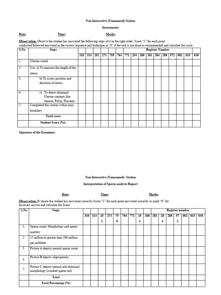 Osce Download Free Pdf Uterus Human Reproduction