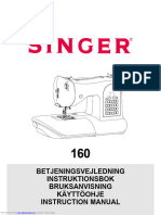 Singer 160 (Deutch) Sewing Machine Instruction Manual
