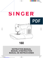 Singer 160 Sewing Machine Instruction Manual