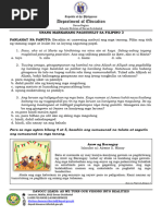 Filipino Module 1 Grade 1 | PDF