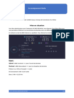 Co-Enseignement Maths - Calcul Débit Réseau