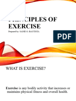 Unit I. Principles of Exercise
