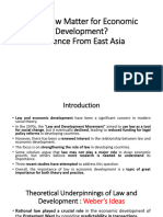 Unit 13 Role of Law in Economic Development