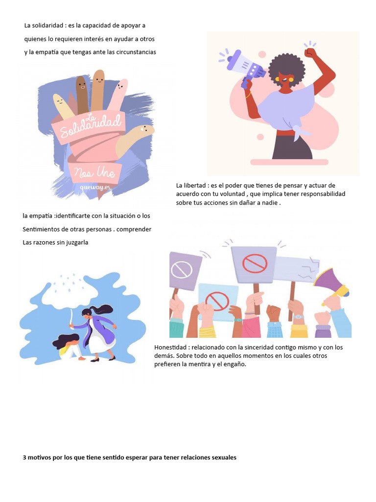 Cuidado de La Sexualidad y Valores Importantes | PDF