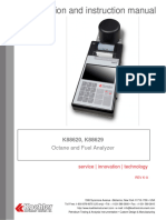 K88620, K88629 - Portable Octane Analyzer - Operation Manual REV K-A