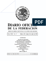 Diario Oficial: de La Federacion