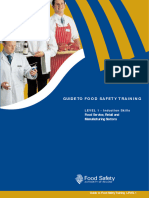 Guide To Food Safety Training Level 1 in