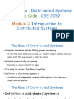 Distributed Systems CSE 2052 Module 1 Dr. Jayakumar 26 Aug 2023