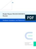 Ruijie Reyee RG-EG105GW (T) Router Hardware Installation and Reference Guide (V1.0)