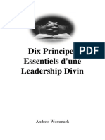 Dix Principes Essentiels d'Un Leadership Divin