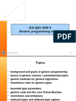 ICS 2201 Lecture 6 Generics