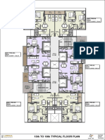 Member Tower - 13th To 18th Floor Plan