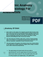 Ophthalmic Anatomy And Physiology For Anesthetists