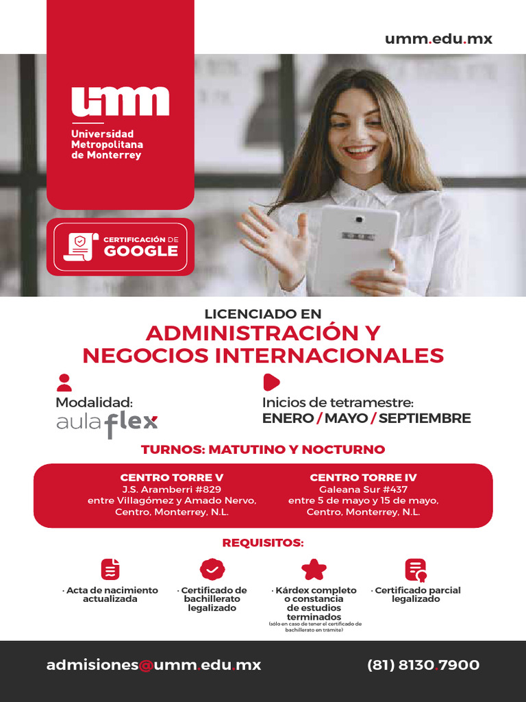 Plan de Estudios Lic en Administracion y Negocios Internacionales 2023 ...