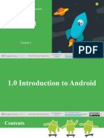 1.0 Introduction to Android