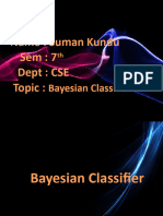 Bays Classifier (Machine Learning)