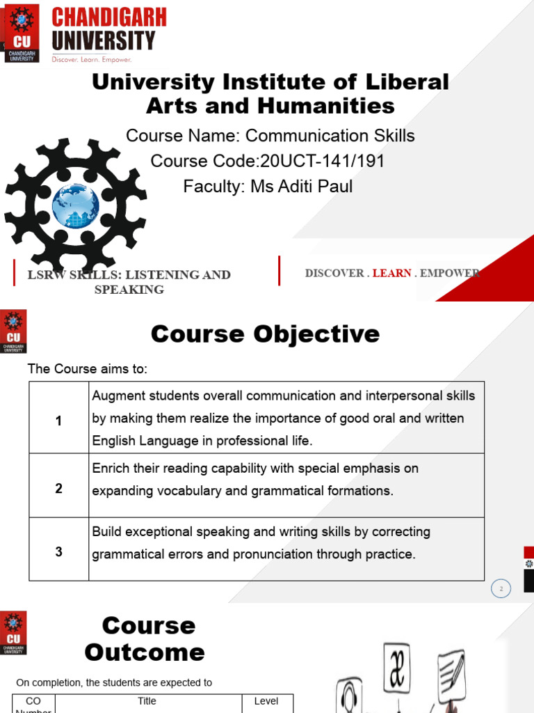 Listening and Speaking Skills | PDF | Stress (Linguistics) | Speech