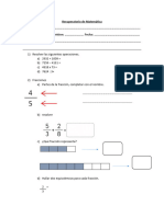 Recuperatorio de Matemática LYON