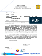 Dissemination and Implementation of PNP Memorandum Circular No. 2023-056
