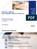 Materi Training Packing Labeling and Handling Fragile Products - MLA Apr 2022