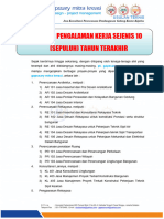 Daftar Pengalaman Perusahaan Sejenis Pt. GMK