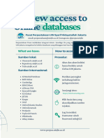 Poster New Access Online Databases