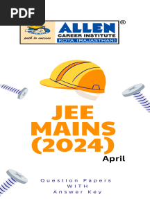 JEE Mains (2024) April
