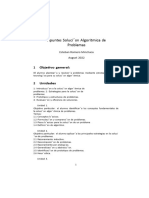 Apuntes Soluci On Algoritmica de Problemas: 1 Objetivo General