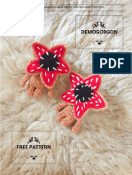 Demogorgon: This Pattern Was Designed By: Karina Reinoso, Creator and Owner of Hina Store
