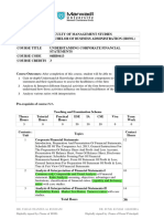 UCFS Syllabus