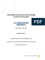 Material de La Lectura Acentuación