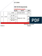 LỊCH THI HỌC KỲ 2 - NĂM HỌC 2022-2023 chương trình chuẩn