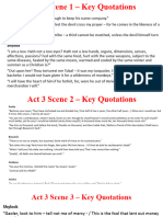 Key Quotations - Act 3